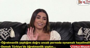 Öğretmenliği bırakan Alara casting porno çekiyor